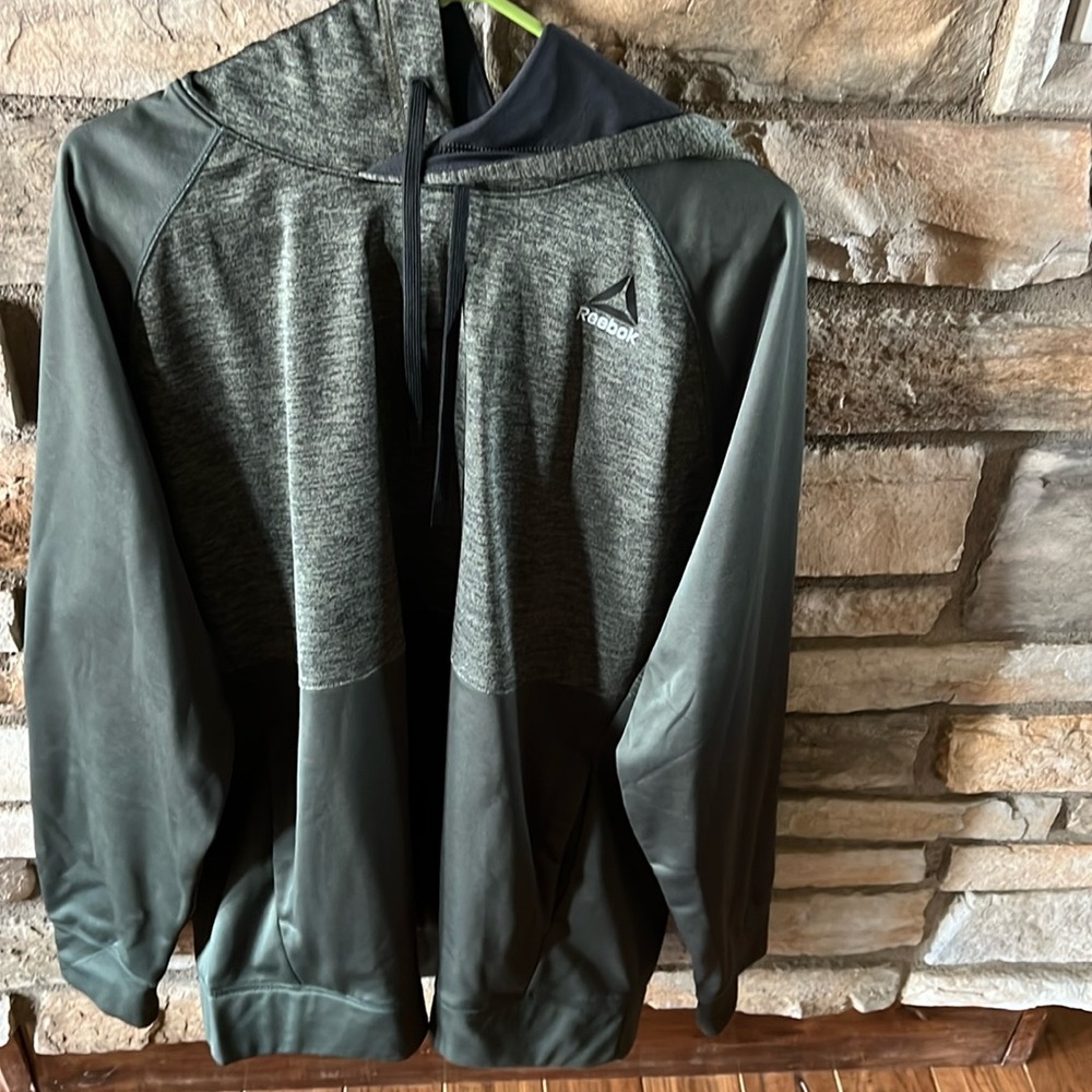 Reebok hoody, XL, Green